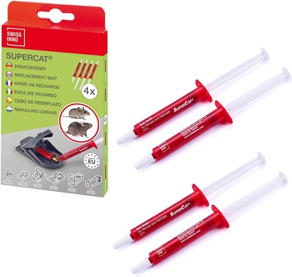 Cebo 2x Jeringas de 3g para Roedores Supercat Cebo 2x Jeringas de 3g para Roedores Supercat